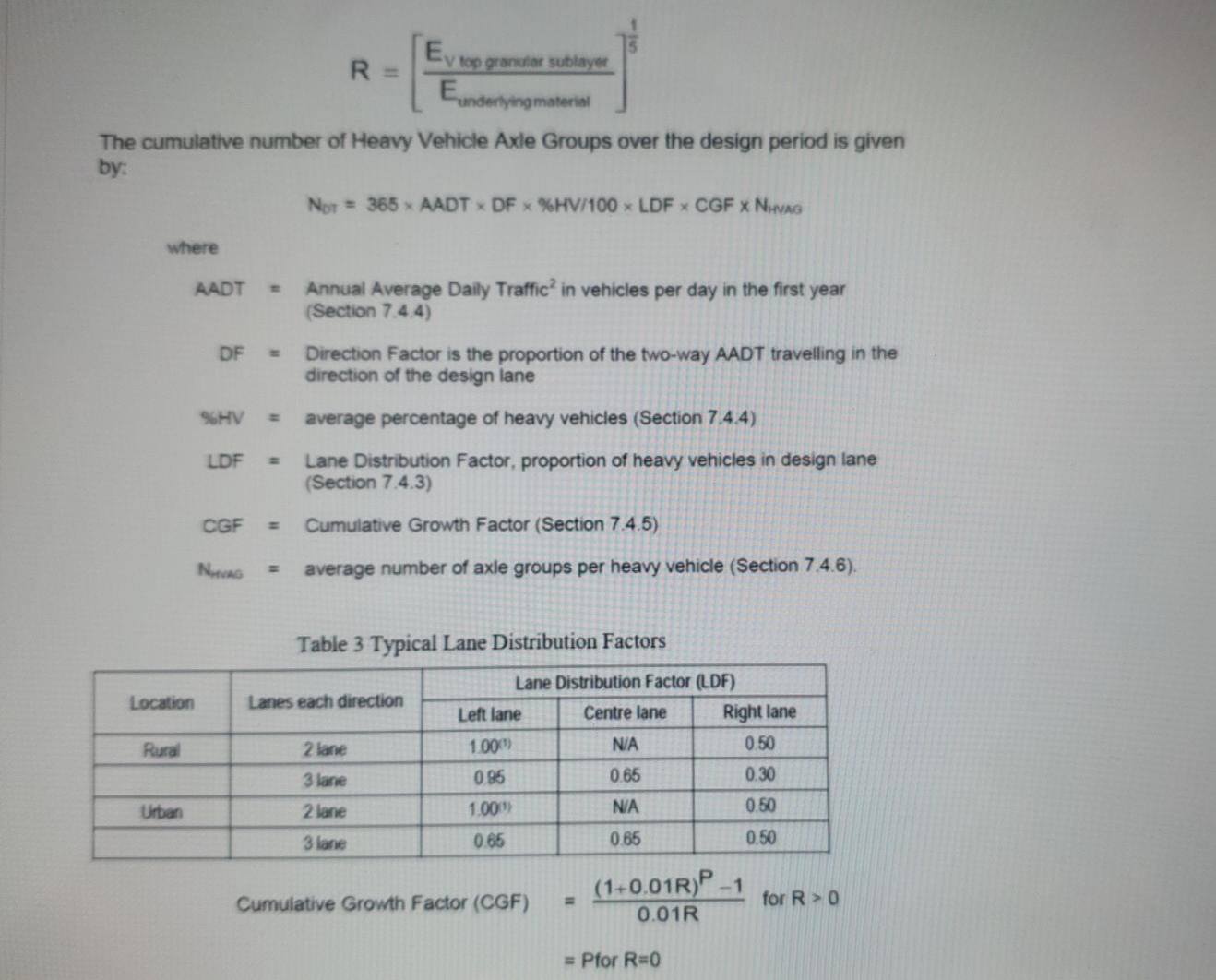 Solved Question 8 (8) A Trial Pavement Is Shown In The | Chegg.com