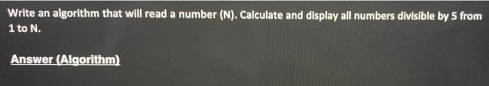 Solved Hello can someone solve the question in algorithm I | Chegg.com