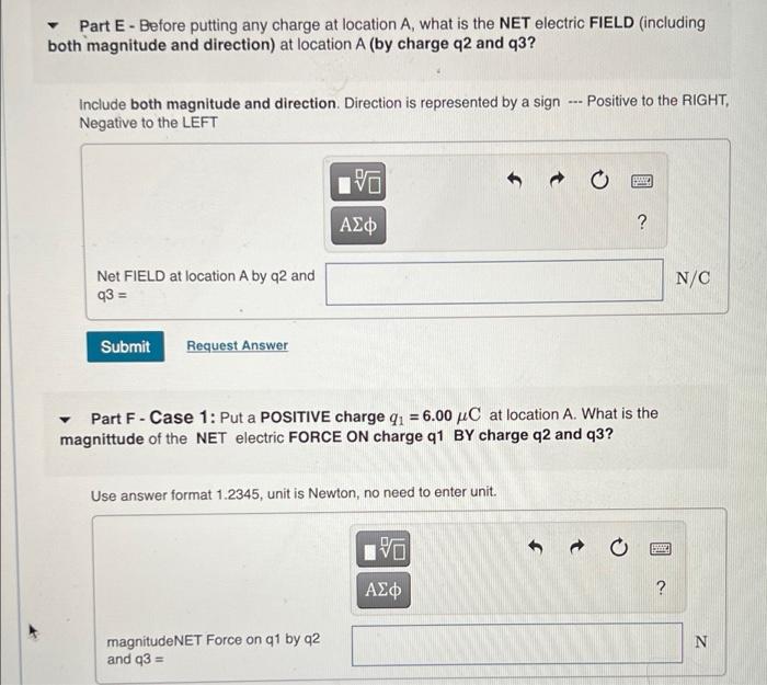 Solved Learning Goal: Coulomb's Law, Electric Fields, And | Chegg.com