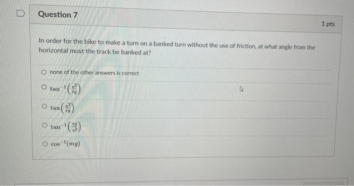 Solved D Question 2 1 pts Use the following information to | Chegg.com