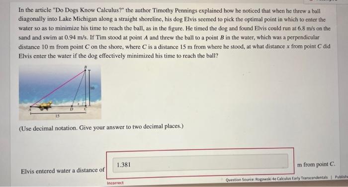 Solved In the article 