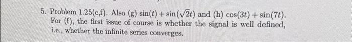 Solved 25. Determine whether or not each of the following | Chegg.com