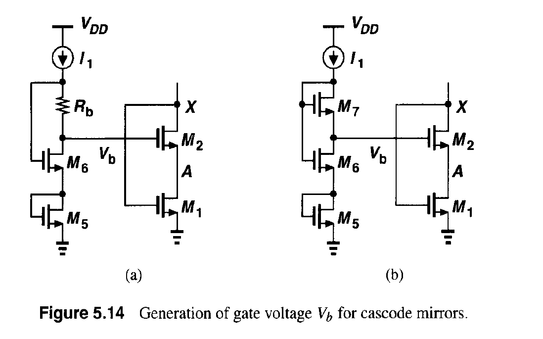 Solved Design A Cascode Current Mirror Using The Cadence | Chegg.com