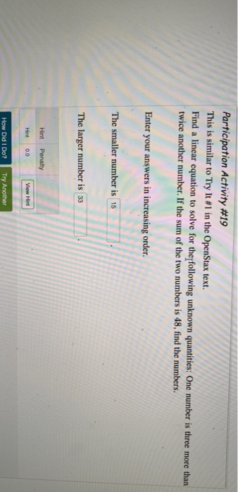 Solved Participation Activity #19 This is similar to Try It | Chegg.com
