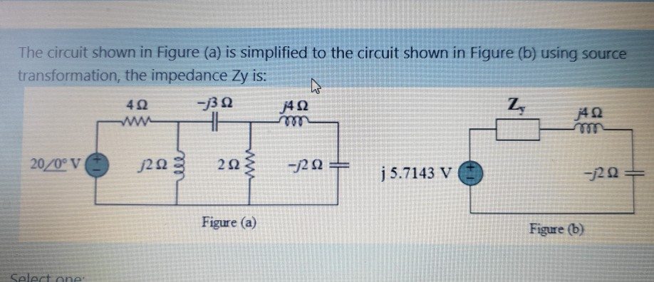 Solved The circuit shown in Figure (a) is simplified to the | Chegg.com