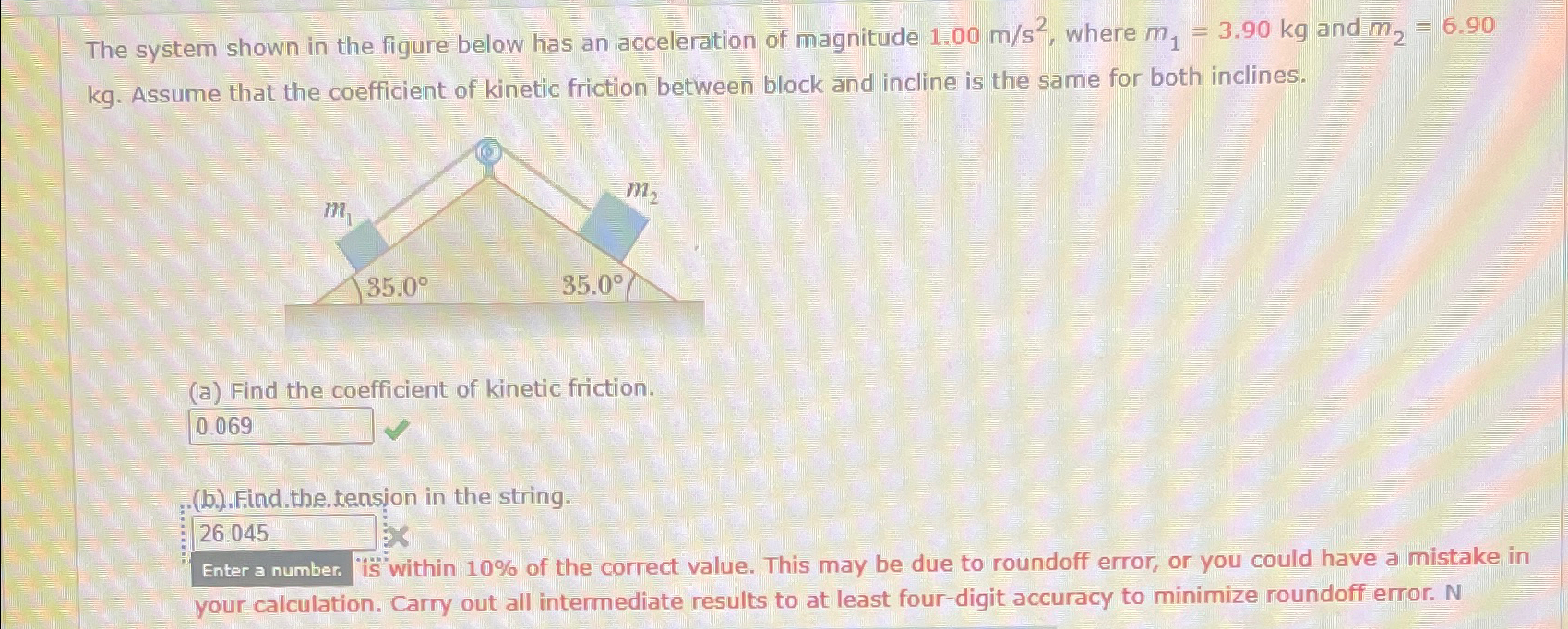 Solved The system shown in the figure below has an | Chegg.com