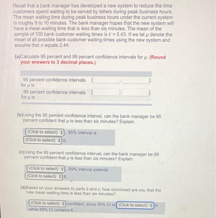 Solved for A, B, and C, the click to select options are: | Chegg.com