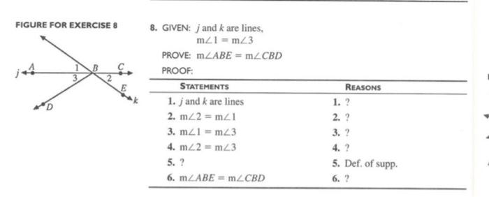 Solved FIGURE FOR EXERCISE 10 10. GIVEN: rays AC and AE, AC | Chegg.com