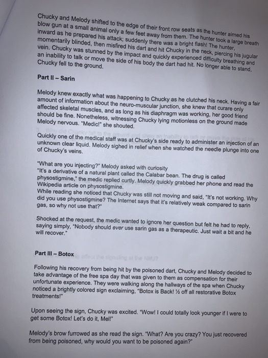 Is melody also correct about the duration of effects of botox? explain. image