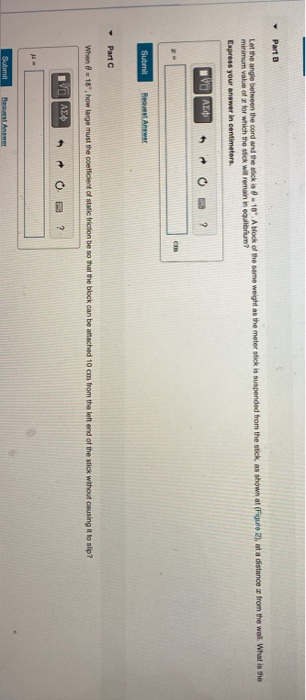 Solved One end of a uniform meter stick is placed against a | Chegg.com