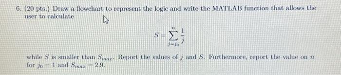 Solved (20 pts.) Draw a flowchart to represent the logic and | Chegg.com