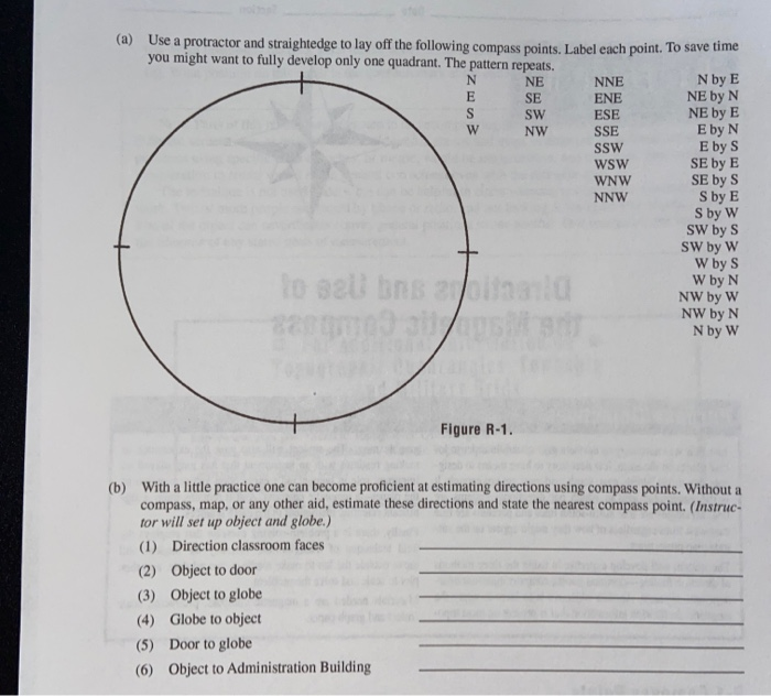 Solved R-1 Compass Points One of the most simple and widely | Chegg.com