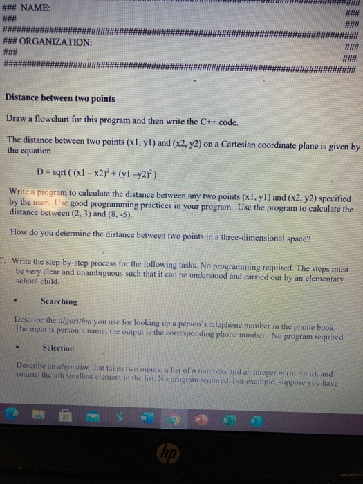 Solved Draw A Flow Chart For This Program And Then Write The Chegg