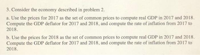 Solved #3 only please but need problem 2 to answer problem | Chegg.com