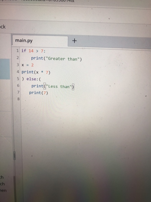Solved how to fix this line of python code so the final | Chegg.com