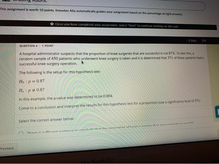 Solved This Assignment Is Worth 10 Points. Knewton Alta | Chegg.com