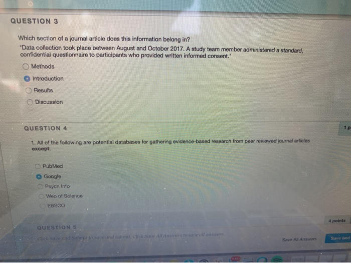 Solved QUESTION 1 Which of the following is not a | Chegg.com