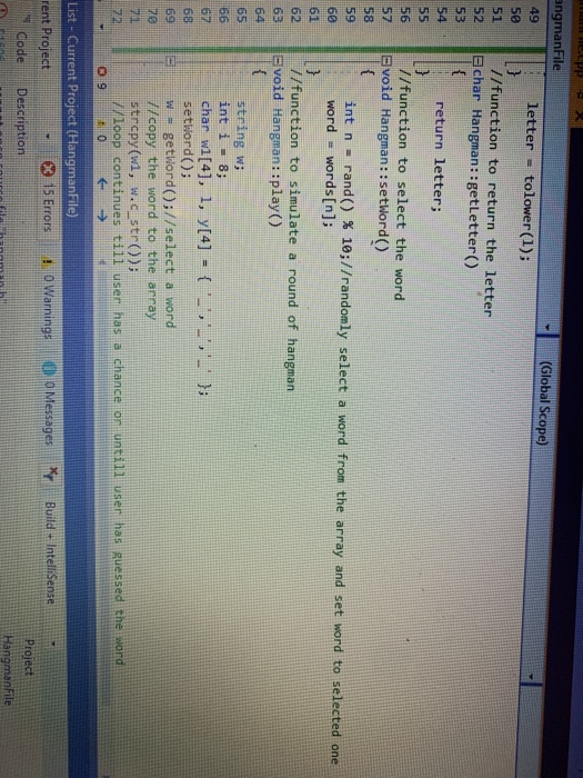 Solved C++ Program We need to solve the error of the program | Chegg.com