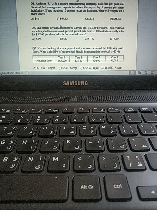 Solved Q3. Antiques 'R' Us is a mature manufacturing