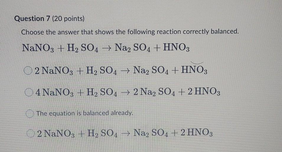 Phản ứng hóa học giữa NaNO<sub onerror=