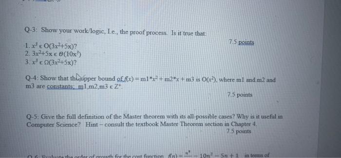 Solved This is for an algorithm analysis class. How do you | Chegg.com