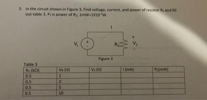 Solved 3. In the circuit shown in Figure 3 , Find voltage, | Chegg.com
