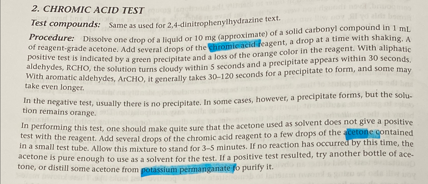 Solved Please draw the reaction and mechanisms for each test | Chegg.com