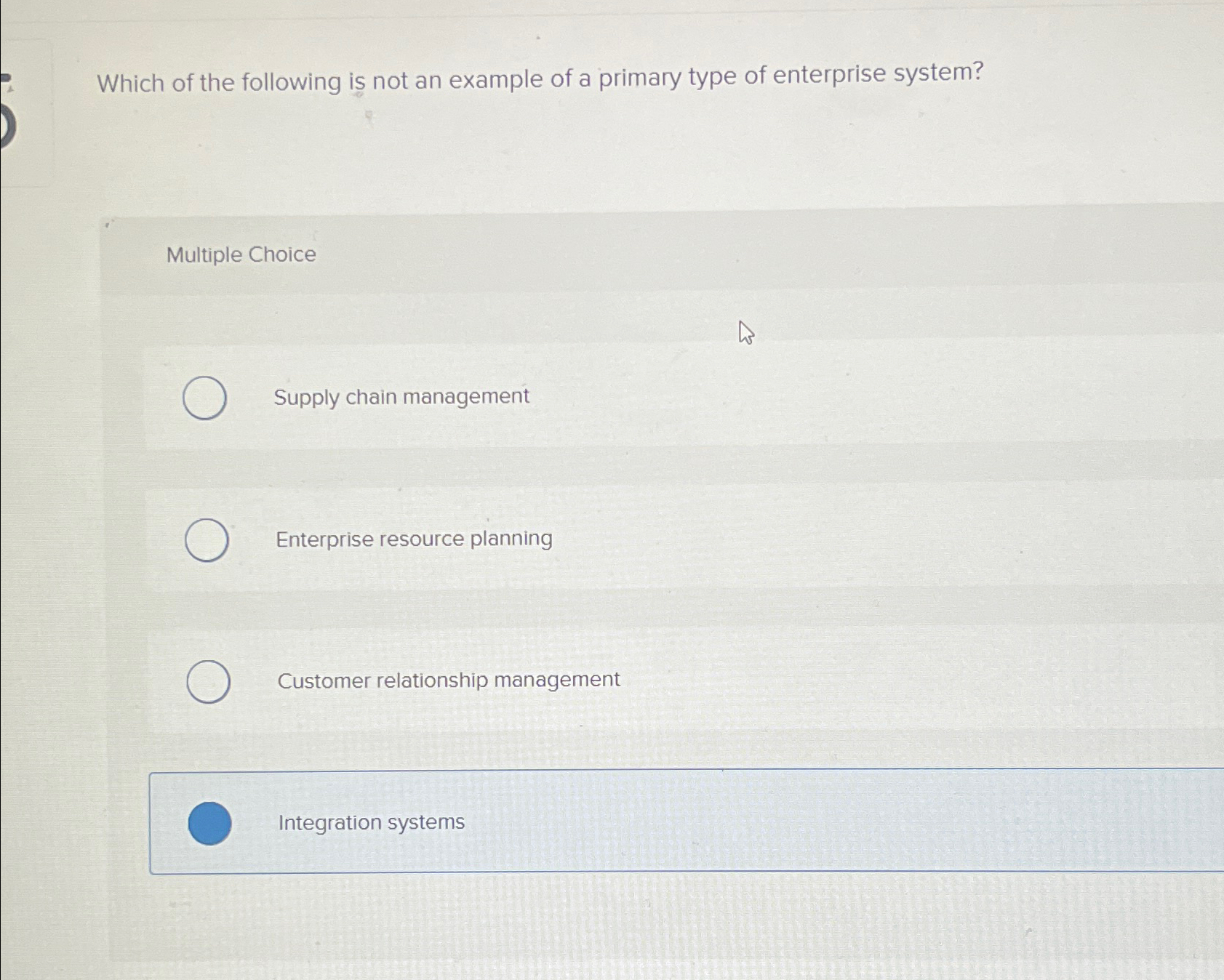 Solved Which of the following is not an example of a primary | Chegg.com