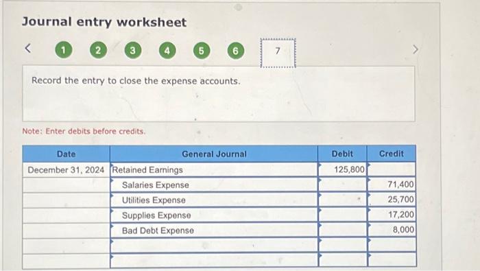 Solved Journal entry worksheet 1 2 3 Record the entry to | Chegg.com