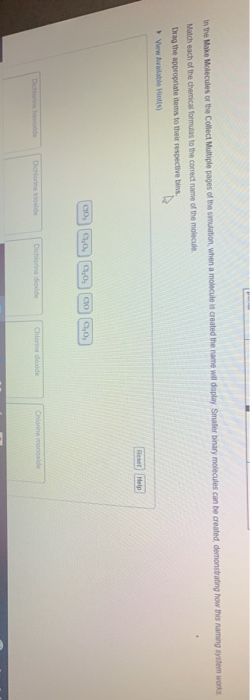 Solved In The Make Molecules Of The Collect Multiple Pages | Chegg.com