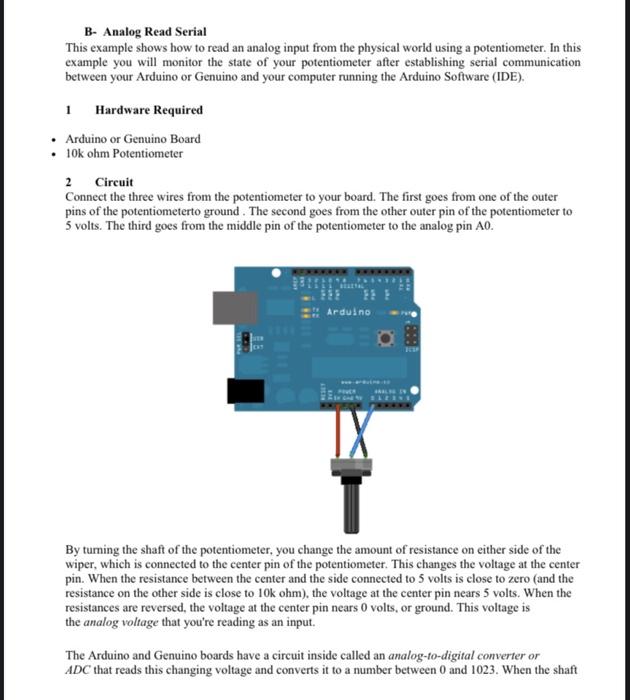 1. Relating ADC Value to Voltage The ADC reports a