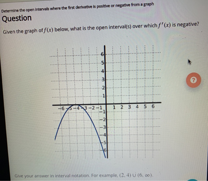 Solved Determine the open intervals where the first | Chegg.com