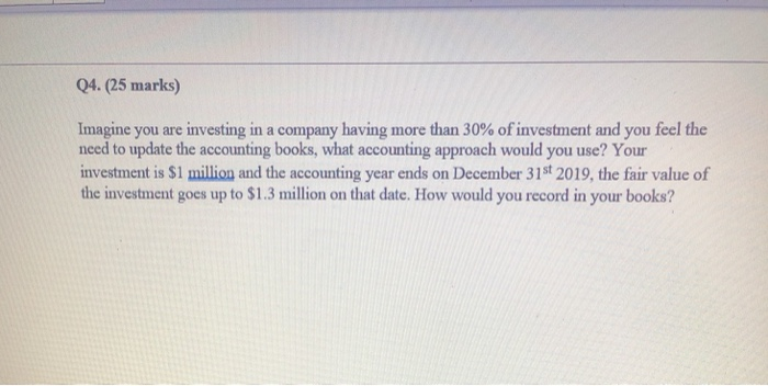 Solved Q4 25 Marks Imagine You Are Investing In A Comp Chegg Com