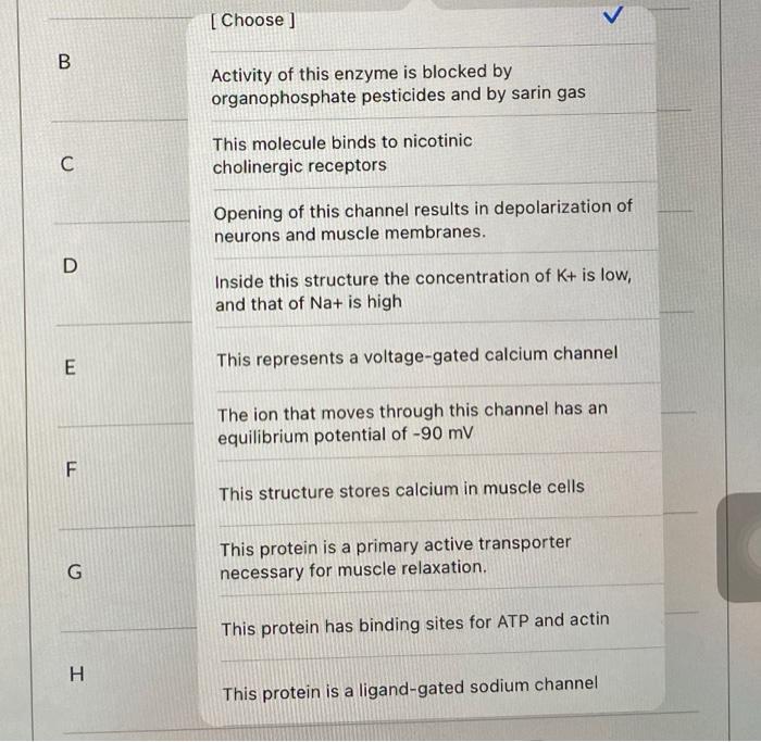 Solved J C 1 D SUS E G F H Match the letters on the drawing | Chegg.com