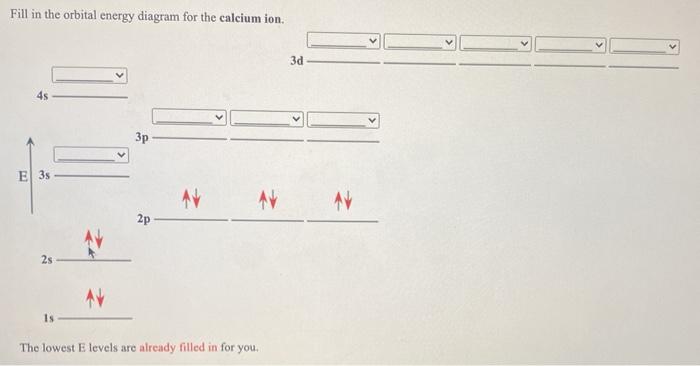 Solved Fill in the orbital energy diagram for the oxide ion. | Chegg.com