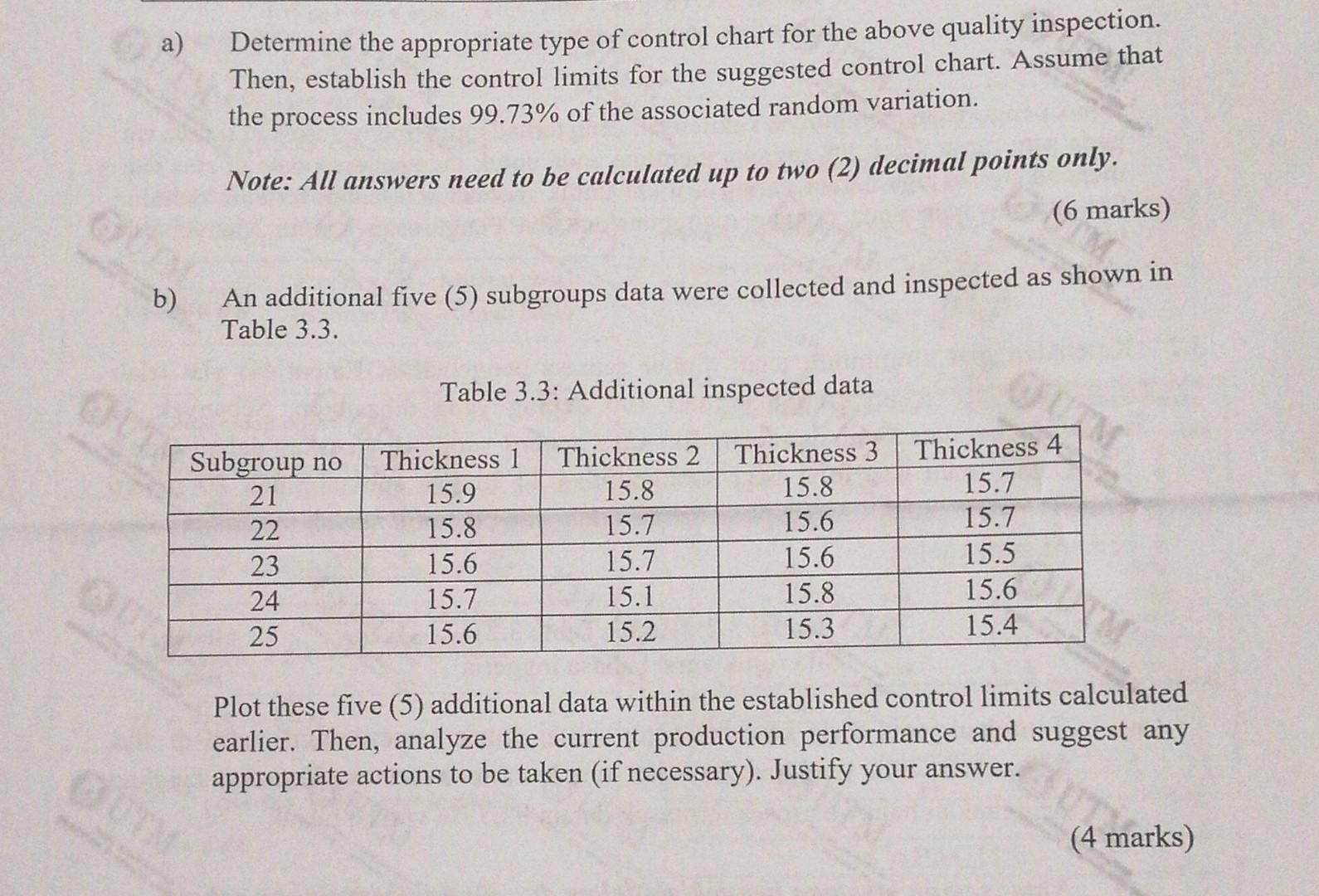 determine-the-appropriate-type-of-control-chart-for-chegg