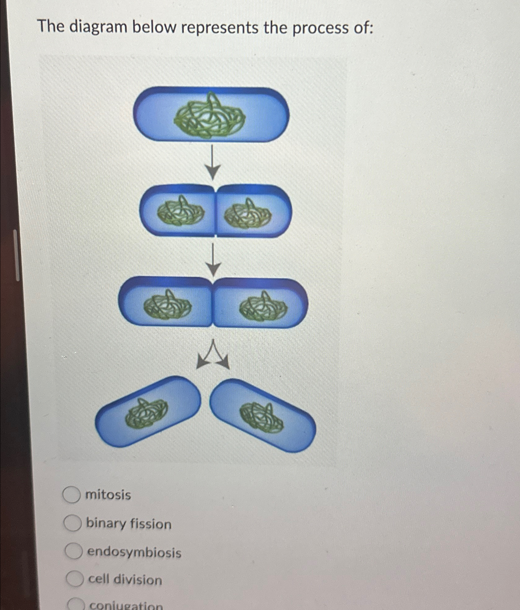 Solved The diagram below represents the process | Chegg.com