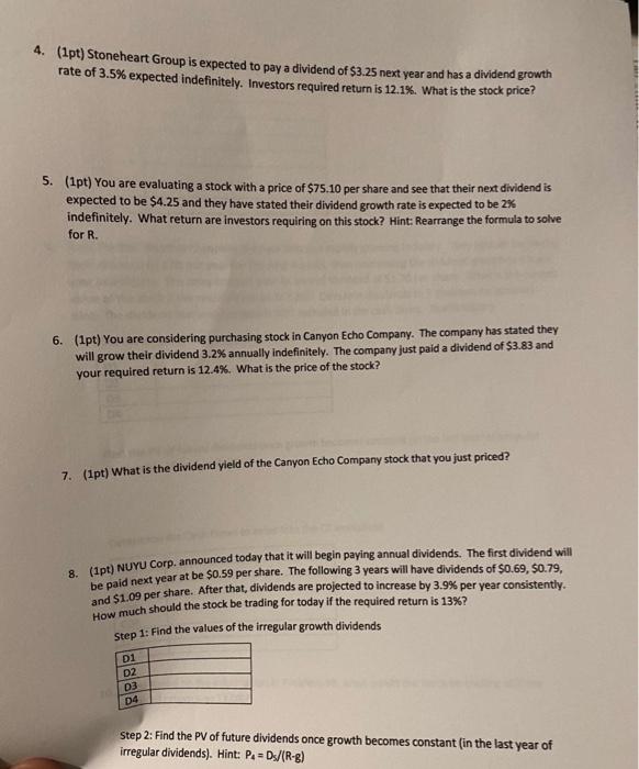 Step 3: Determine the Cash Flows to enter into the CF | Chegg.com