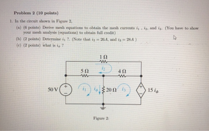 Solved Problem 2 (10 Points) 1. In The Circuit Shown In | Chegg.com