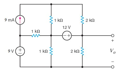 Solved Use loop analysis to find V0 | Chegg.com