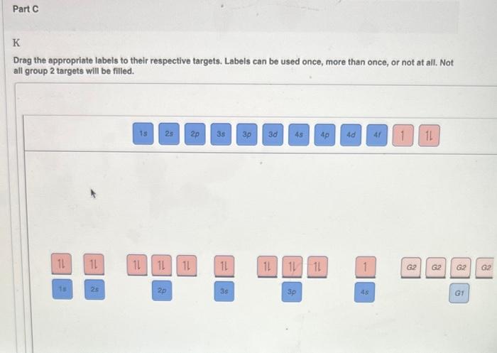 Drag the appropriate labels to their respective targets. Labels can be used once, more than once, or not at all. Not all grou