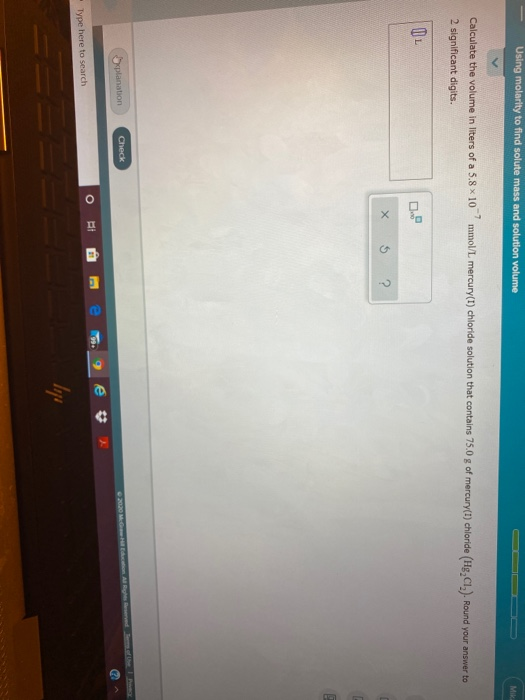 Solved Using molarity to find solute mass and solution | Chegg.com