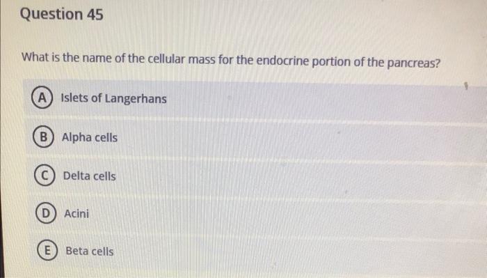 Solved Question 41 Which of the following is (are) NOT found | Chegg.com