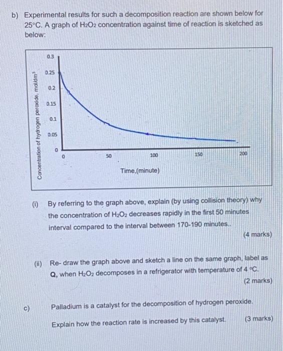 1. A student carried out an experiment in the | Chegg.com