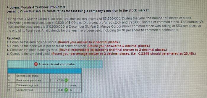 Solved Problem: Module 4 Textbook Problem 9 Learning | Chegg.com
