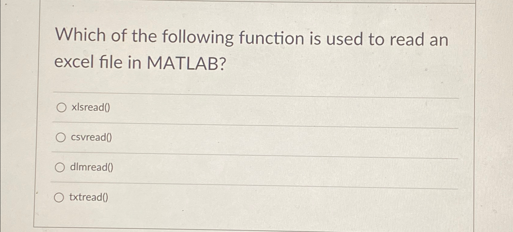 Solved Which of the following function is used to read an | Chegg.com
