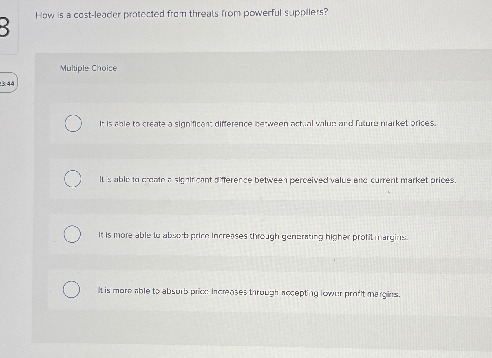 How Is A Cost-leader Protected From Threats From Powerful Suppliers