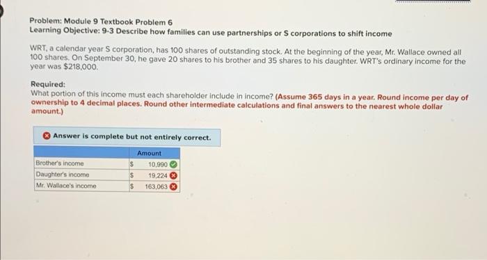 Solved Problem: Module 9 Textbook Problem 6 Learning | Chegg.com