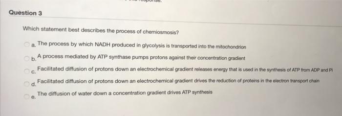 Solved Question 3 Which statement best describes the process | Chegg.com