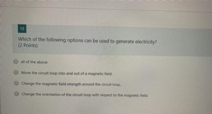 Solved 13 Which of the following options can be used to | Chegg.com